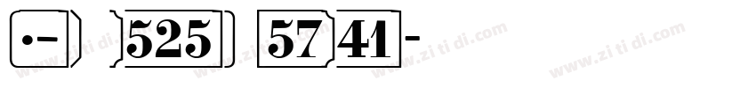 SportNumbers Regular字体转换